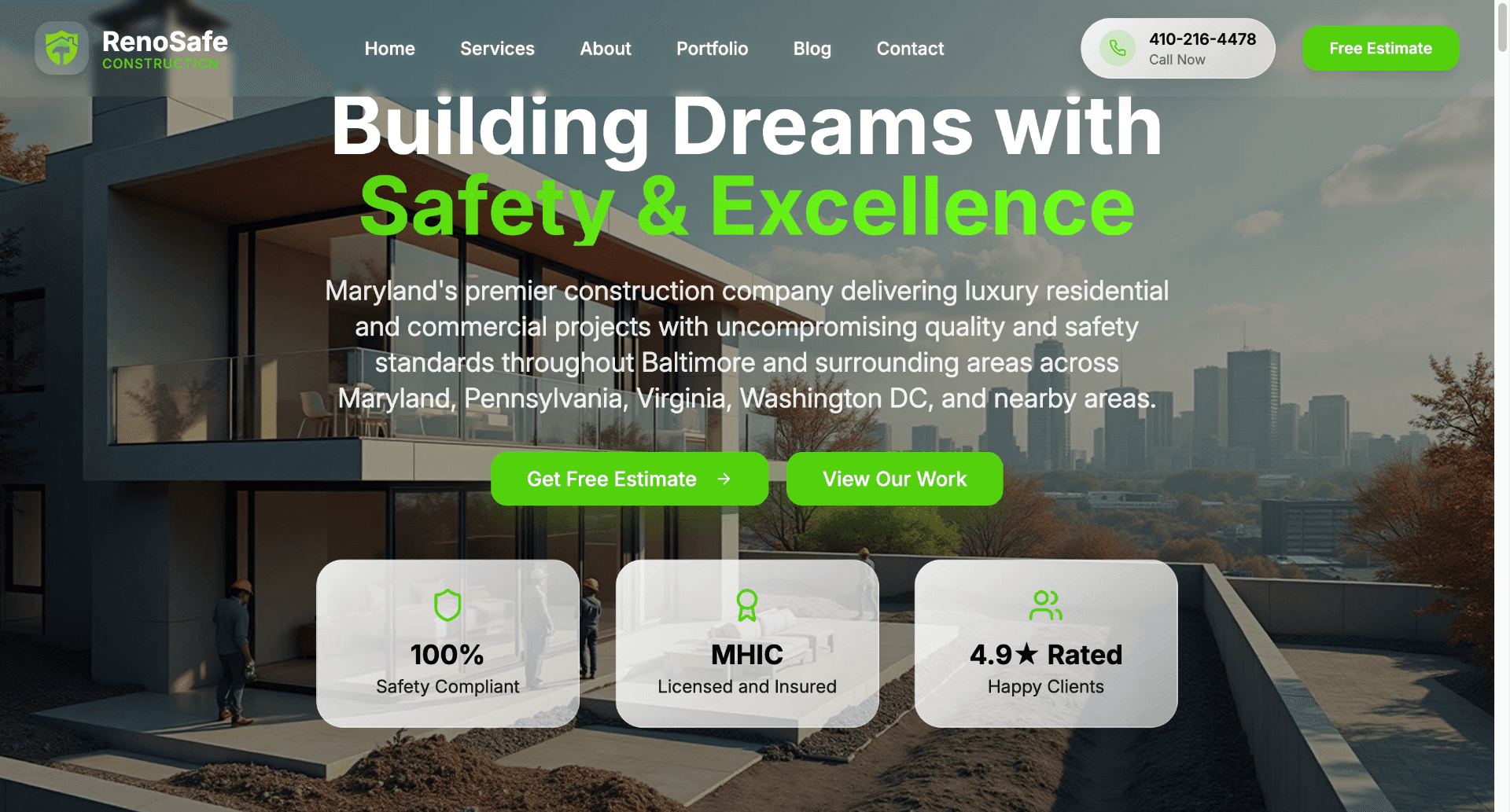 RenoSafe Construction project
