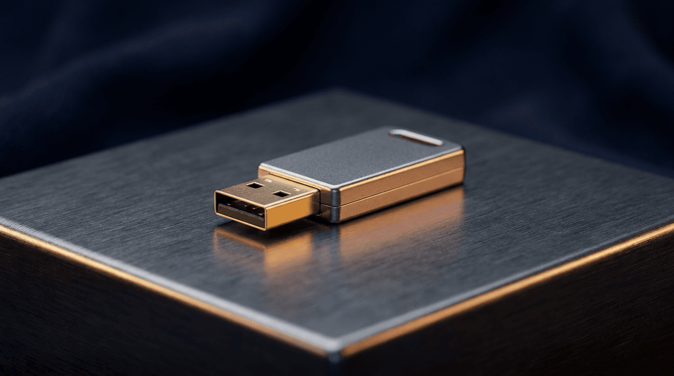 A hardware security key