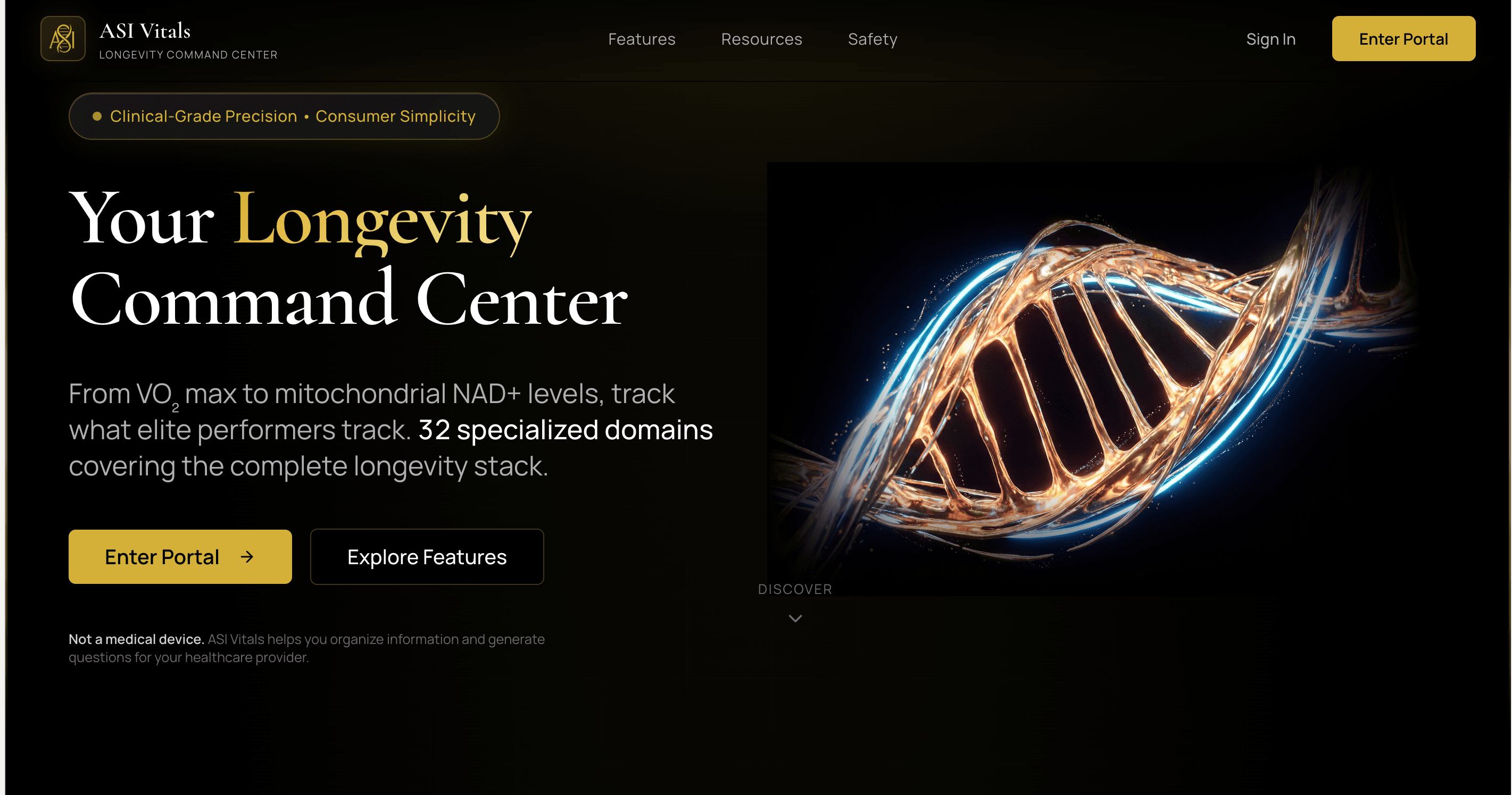 ASI Vitals project screenshot