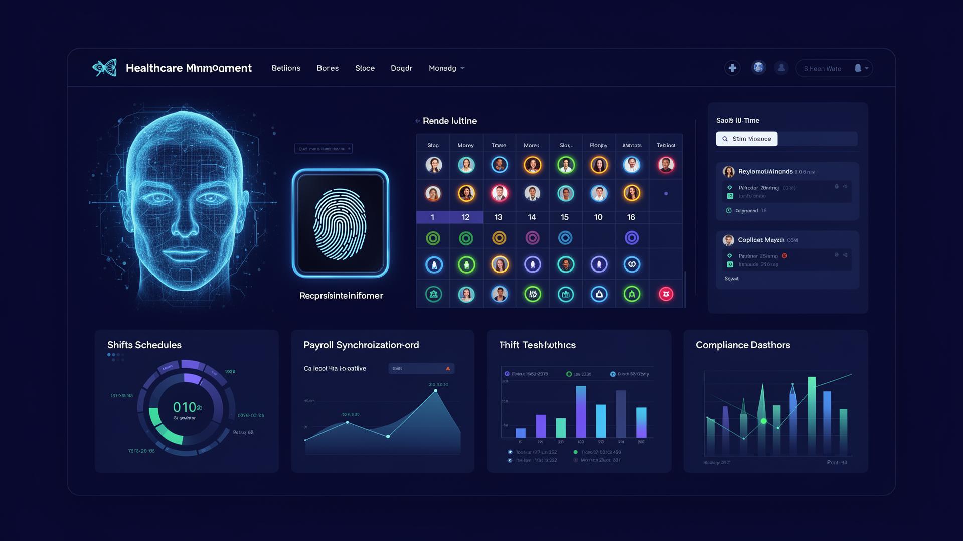 Healthcare RCM Company project screenshot