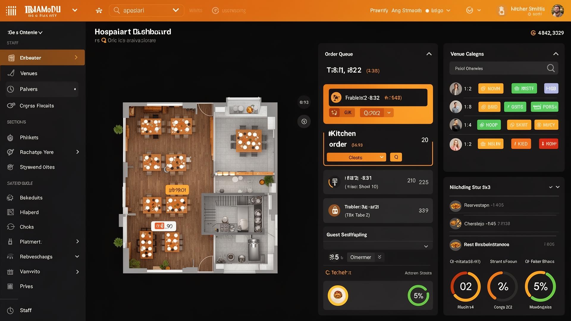 Restaurant Group project screenshot