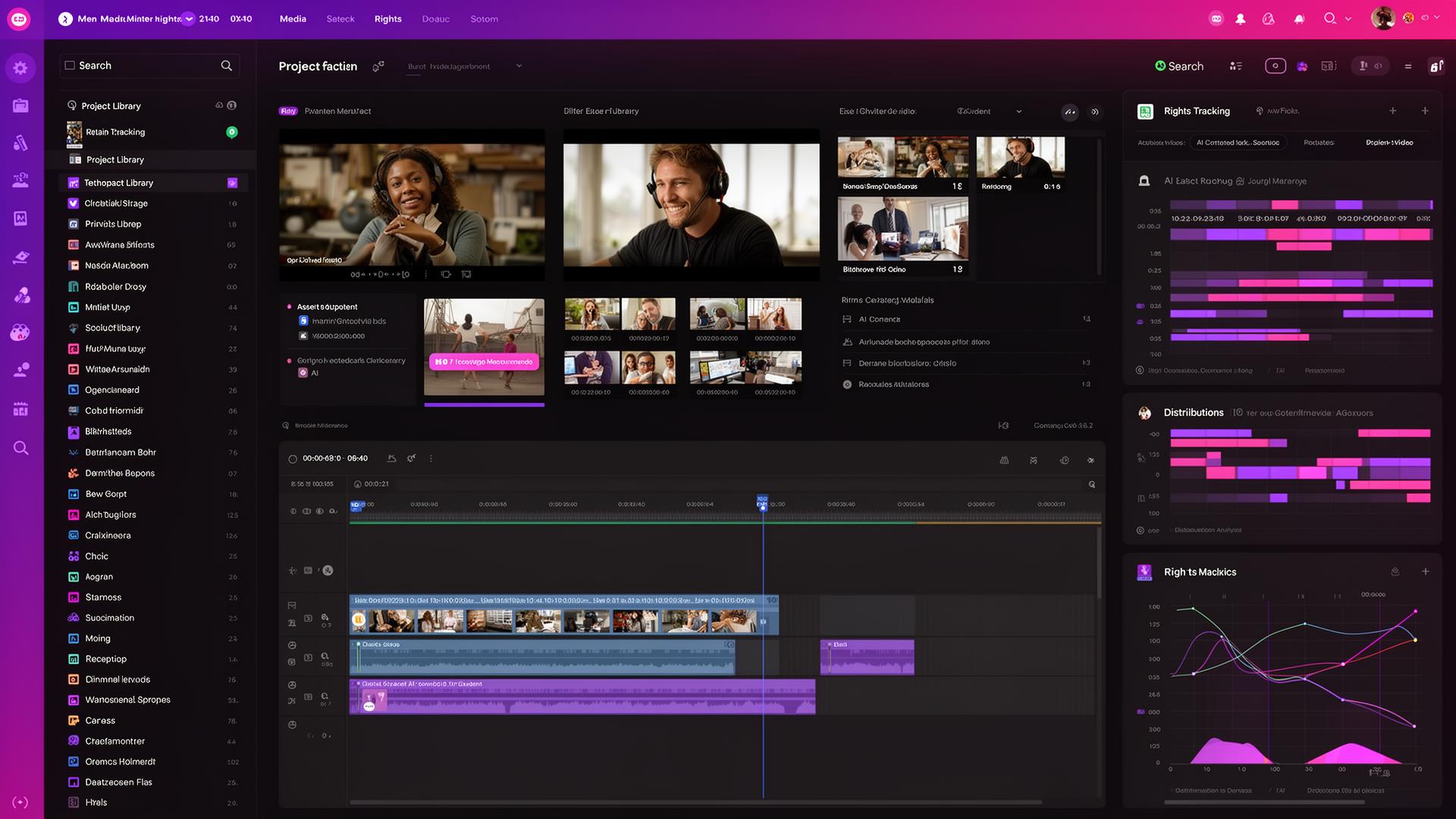 Media Production Company project screenshot
