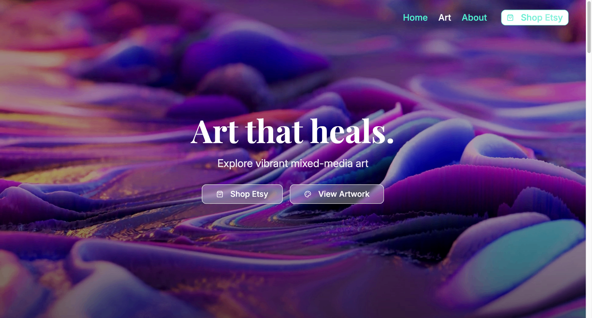 Shulamit Chana Art & Healing project screenshot